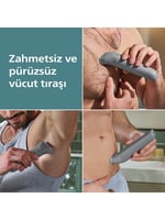 Philips Vücut Bakım 3000 Serisi Duşa Uygun, Hassas Bölge ve Vücut Tıraş Makinesi - BG3480/15