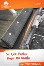 2 in 1 Çekpas Kauçuk Fırça Paspas Mop
