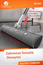 2 in 1 Çekpas Kauçuk Fırça Paspas Mop