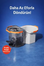 DuoClean Temiz ve Kirli Suyu Ayırabilen Çelik Temizlik Seti