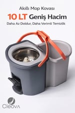 DuoClean Temiz ve Kirli Suyu Ayırabilen Çelik Temizlik Seti