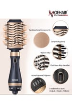 Moehair 4'ü 1 Arada Saç Kurutma Makinesi Ve Düzleştirici