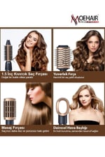 Moehair 4'ü 1 Arada Saç Kurutma Makinesi Ve Düzleştirici