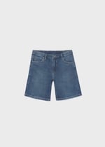 Mayoral Boys' Denim Shorts Blue