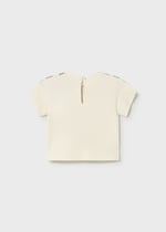 Mayoral Baby Girl Print T-shirt Beige