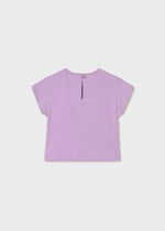 Mayoral Baby Girl Print T-shirt Purple