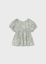 Mayoral Baby Girl Floral Blouse Green