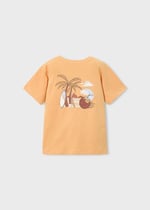 Mayoral Boys' Two-Piece T-Shirt Set Orange