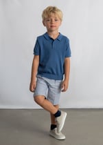 Mayoral Boys' Mercerized T-shirt Blue