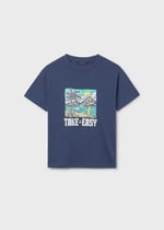 Mayoral Boys' Two-Piece T-Shirt Set Navy Blue