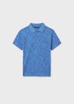 Mayoral Boys' Collar T-Shirt Blue