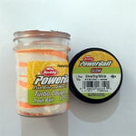 Berkley PowerBait Turbo Dough Trout Bait Glow-Org-White
