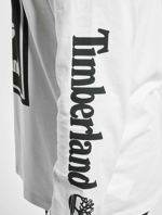 Timberland LS Front Stack Logo Tişört Beyaz