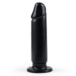 23 Cm Siyah Yumuşak Kalın Anal Dildo