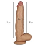 30 cm Gerçekçi Ekstra Uzun & Kalın Dildo Penis - King Sized