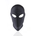 Fantezi Fetish Maske Spandex Siyah