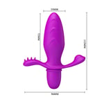 Klitoral Uyarıcılı Titreşimli Anal Plug