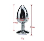 Mücevher Taşlı Paslanmaz Çelik Anal Tıkaç (Plug)