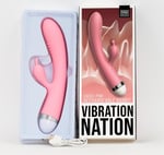 USB Şarjlı 10 Fonksiyonlu Klitoris Uyarıcılı Teknolojik Tavşan Vibratör
