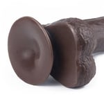 Yeni Nesil Çift Katmanlı 17,5 cm Realistik Dildo Penis