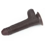 Yeni Nesil Çift Katmanlı 17,5 cm Realistik Dildo Penis