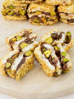 kadayıflı, çikolatatalı, antep fıstıklı baklava lokum