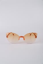 By Marine Turuncu Cat Eye Çerçevesiz Kız Çocuk Güneş Gözlüğü GG25KZCOCUKRE1