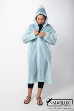 Kadın Erkek Yağmurluk Kapüşonlu Çıtçıtlı Eva Bebe Mavi Yağmurluk M21MRC881R10