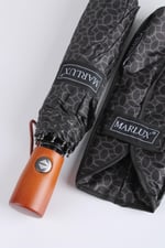 Marlux Geometrik Vakko Desen Ahşap Saplı Tam Otomatik Premium Lüks Kadın Şemsiye M21MAR1002LR001