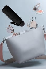 Marlux Mini Süper Çantalı Fermuarlı Kılıflı Rüzgar Koruma 8 Fiber Telli Şemsiye MARLUX214ML Kapsül Şemsiye