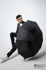 Marlux Siyah Çift Katlı Protokol Unisex Şemsiye M21MAR207CKR001