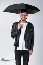 Marlux Siyah Mini Cep Tip Unisex Şemsiye M21MAR211PR001