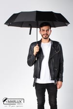 Marlux Siyah Tam Otomatik 10 Tel Premium Lüx Erkek Şemsiye M21MAR1001MR001