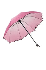 Pembe Yağmur Damlası Kadın Şemsiye