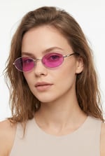 Silvio Monetti Kadın Pembe UV 400 Korumalı Güneş Gözlüğü 23SM8708R05