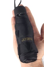 Siyah Mini Cep Tip Unisex Şemsiye