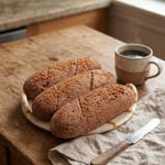 Glutensiz Ekşi Mayalı Sandaviç Ekmeği 3lü