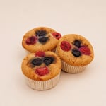 Sorgum Unlu & Orman Meyveli Cupcake 3lü