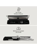 Conti CG-320 Bestost 2000 Watt Izgara ve Tost Makinesi Inox
