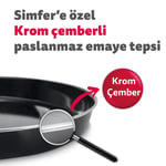 Simfer 7033 Inox 70 lt Turbo Midi Fırın