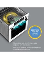 Simfer 8209 Ankastr Qs 9 Fonk Beyaz Cam Power Turbo Dij Saat