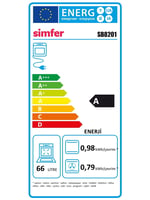 Simfer SB8201 Ankastre Fırın