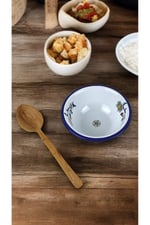13 No Emaye Kase, Tabak, Çeyiz, Çukur Tabak, Çorba Kase, Mama Tabağı 13 Cm