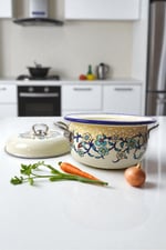 22 No 3 lt Emaye Tencere, Servis, Yemek Kamp, Piknik, Çeyiz