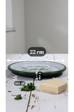 22 No Pizza Tabağı Tepsisi Supla Pasta Tabağı Servis Tabağı 22cm