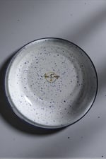24 Cm Emaye Kase Tabak, Çukur Tabak, Salata Tabak, Cips Tabak