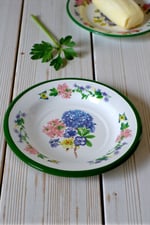 24 No Emaye Yemek Tabak, Servis, Yemek Kamp, Piknik, Çeyiz 24 Cm