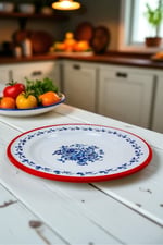 30 No 30 Cm Emaye Yemek Tabağı Tabak Servis Yemek Kamp Piknik, Çeyiz, Hediye