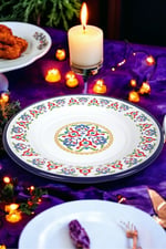 30 No 30 Cm Emaye Yemek Tabağı Tabak Servis Yemek Kamp Piknik, Çeyiz, Hediye