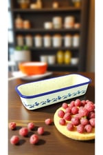 30/13 Emaye Baton Kek Ekmek Kalıbı 1,7Lt Fırın, Pişirme, Pasta, Çeyiz,